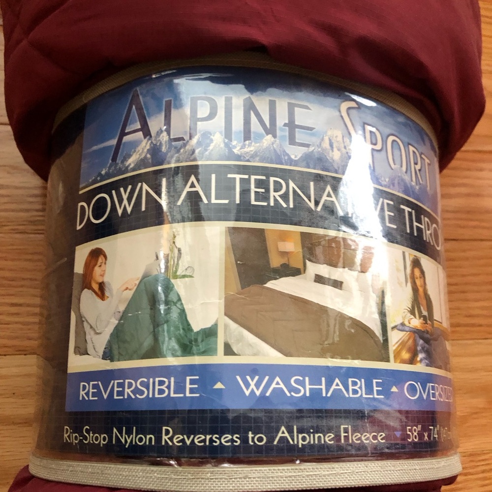 Alpine Sport Down Alternative Throw - Picture 3 of 4